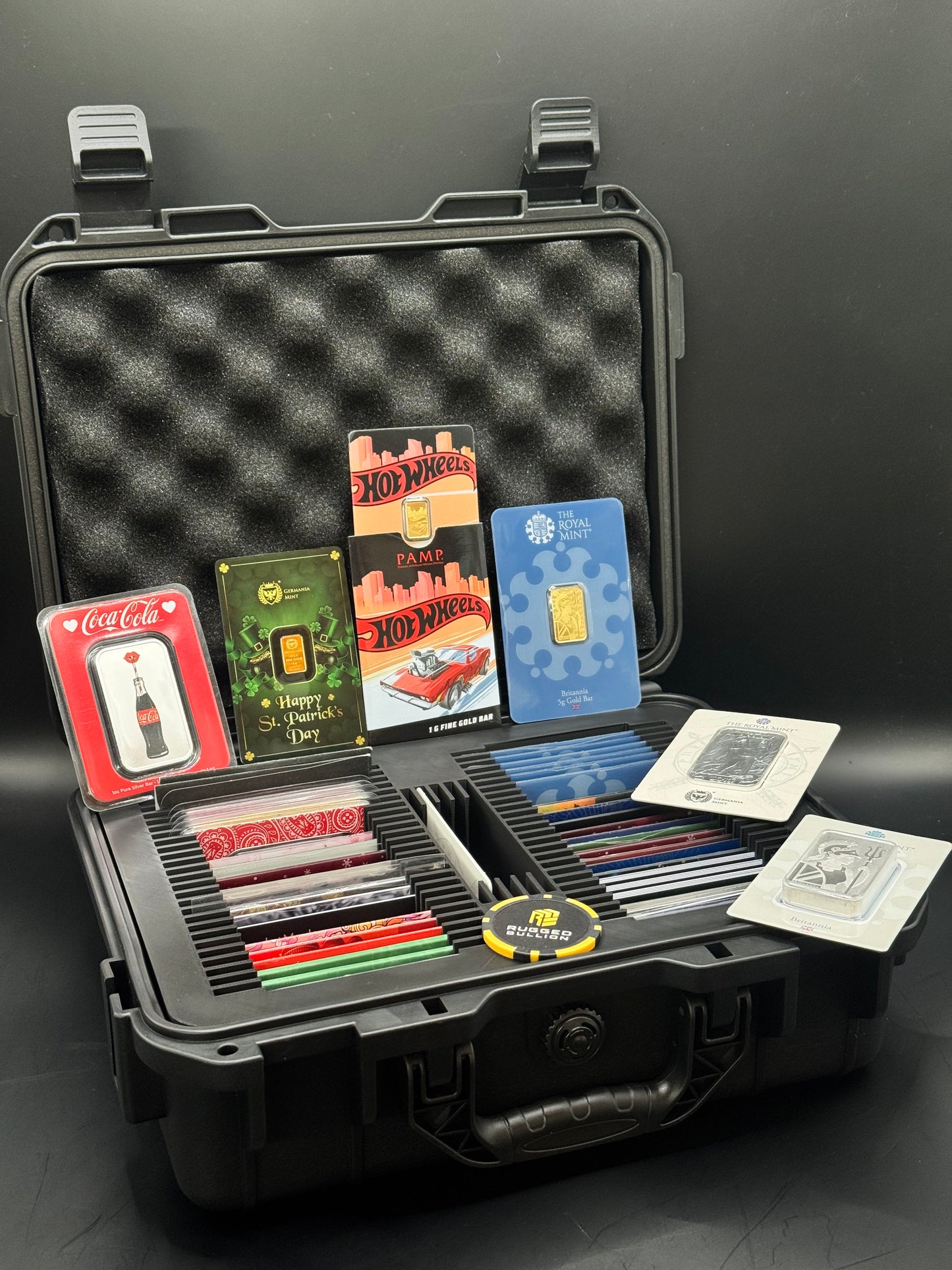 55 Slot High-Capacity Carded Bullion Case