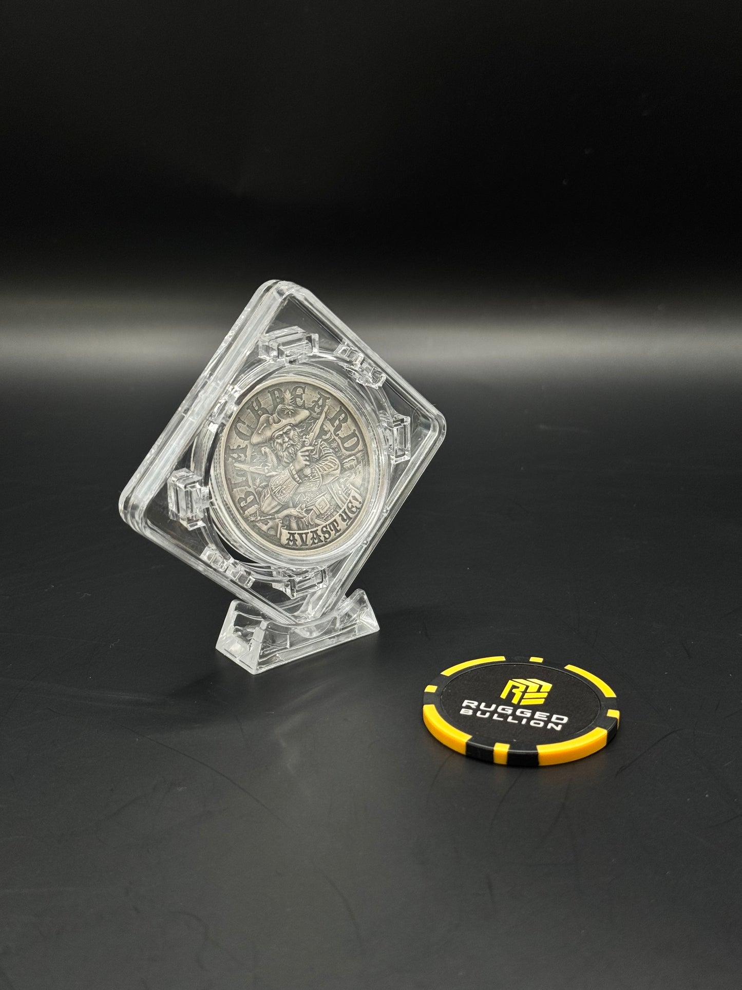 1oz Rotating Coin Acrylic Display