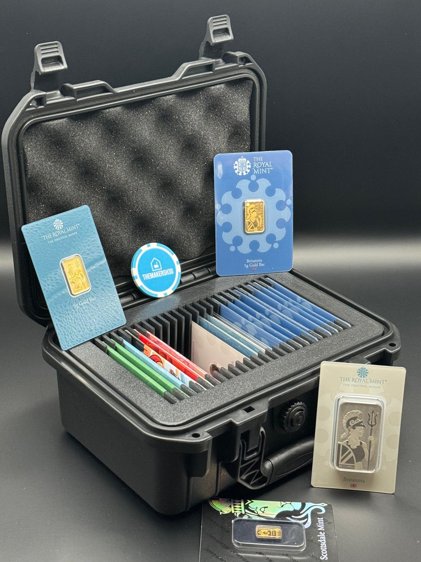 25 Slot Carded Storage