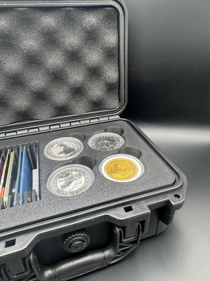 40oz Coin & 10 Card/Tep/Sleeve Stacker